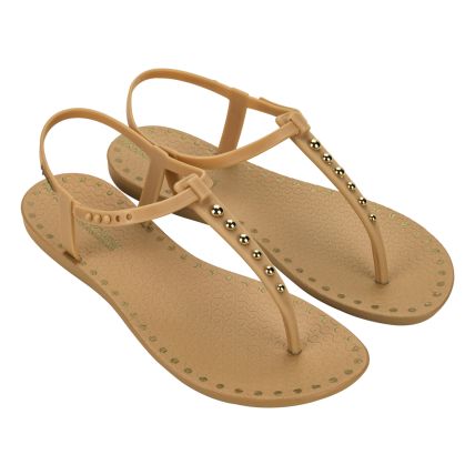 Sandalia Feminina Ipanema Class Dots - 27337 - Bege/bege/ouro - Atacado