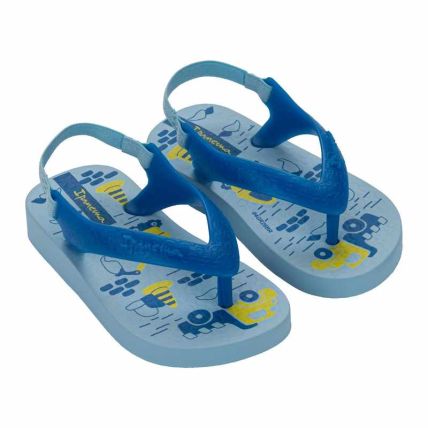 Chinelo Baby Ipanema Classic - 27011 - Azul/azul/amarelo - Atacado