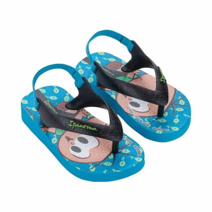 Chinelo Baby Ipanema Turma Da Monica - 26791 - Azul/preto/verde - Atacado