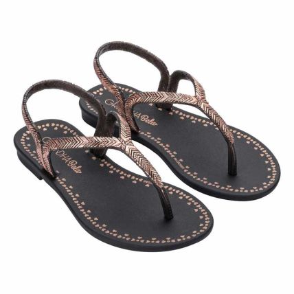 Chinelo Infantil Grendha Bela Ideal - 19485 - Preto Iriodin - Atacado