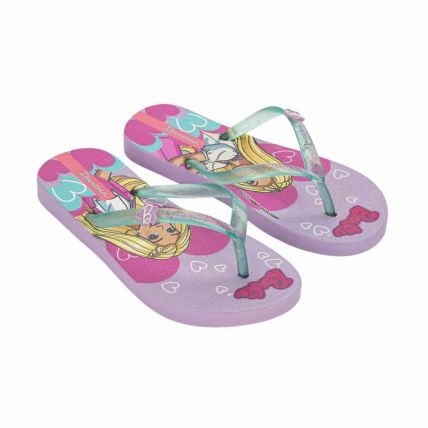 Chinelo Infantil Ipanema Barbie Meu Encanto - 27291 - Lilas/glitter/rosa - Atacado