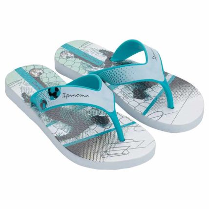 Chinelo Infantil Ipanema Deck City - 27114 - Branco/azul - Atacado