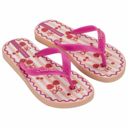 Chinelo Infantil Ipanema Fantasia - 27012 - Bege/rosa/vermelho - Atacado