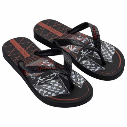 Chinelo Infantil Ipanema Fantasia - 27012 - Preto/preto/vermelho - Atacado