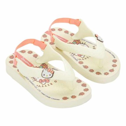 Chinelo Infantil Ipanema Hello Kitty Amore - 27543 - Bege/rosa - Atacado