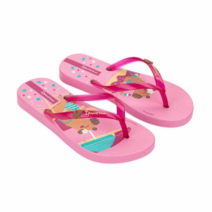 Chinelo Infantil Ipanema Hype - 27388 - Rosa/rosa Transparente - Atacado