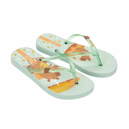 Chinelo Infantil Ipanema Hype - 27388 - Verde/verde Transparente - Atacado