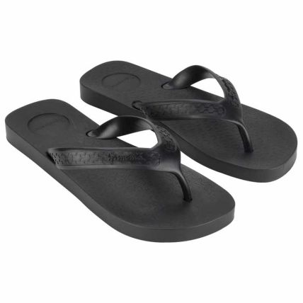 Chinelo Masculino Ipan Anat Surf - 25122 - Preto/preto - Atacado