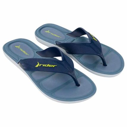 Chinelo Masculino Rider Pulse Ii - 12610 - Branco/azul/verde - Atacado