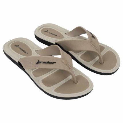 Chinelo Masculino Rider Pulse Ii - 12610 - Preto/bege - Atacado