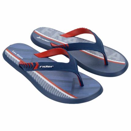 Chinelo Masculino Rider R1 Nações - 12714 - Azul/vermelho/branco - Atacado