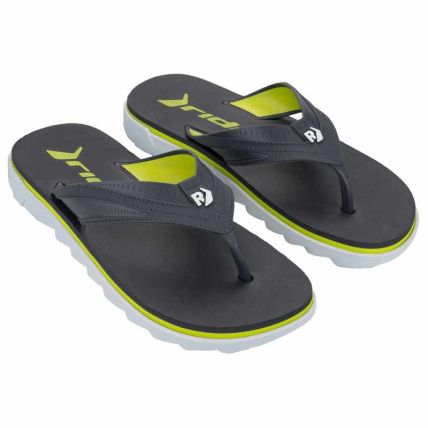 Chinelo Masculino Rider Rw Plus - 12425 - Branco/cinza/verde - Atacado