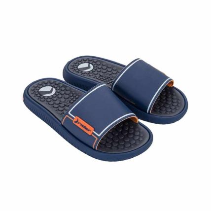 Chinelo Slide Masculino Rider Pump Ii - 12424 - Azul/azul/laranja - Atacado