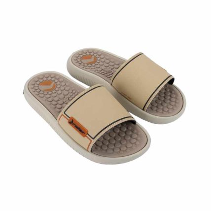 Chinelo Slide Masculino Rider Pump Ii - 12424 - Bege/bege/laranja - Atacado