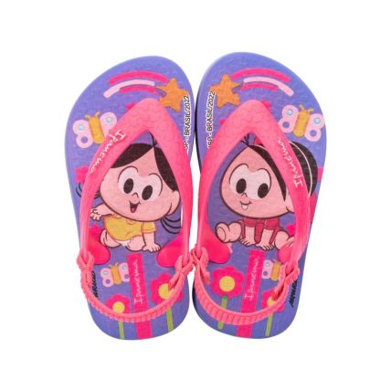 Chinelo Baby Ipanema Turma Da Monica - 26791 - Lilas/rosa - Atacado