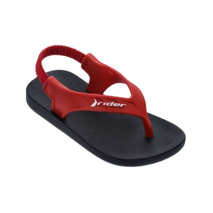 Chinelo Baby Rider Street - 11645 - Preto/vermelho - Atacado