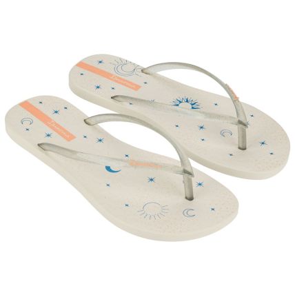 Chinelo Feminino Ipanema Easy Star - 27181 - Bege/Glitter Bronze - Atacado