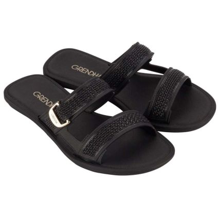 Chinelo Feminino Slide Grendha Buriti Casual - 18807 - Preto - Atacado
