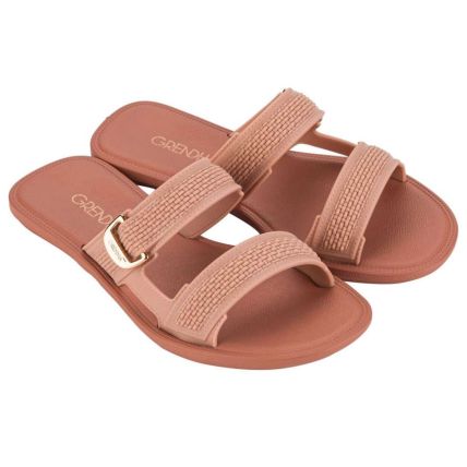 Chinelo Feminino Slide Grendha Buriti Casual - 18807 - Nude Médio - Atacado