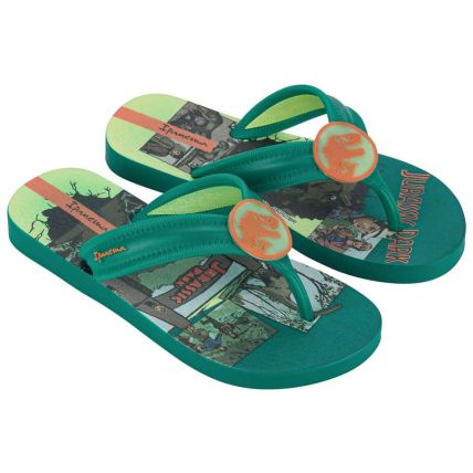 Chinelo Infantil Ipanema Jurassic Park - 27087 - Verde - Atacado