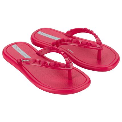 Chinelo Infantil Ipanema Meu Sol -27131 - Vermelho/Verde - Atacado