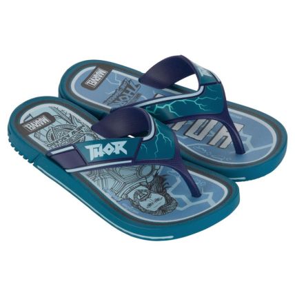 Chinelo Infantil Marvel Legado Super Flop - 22984 - Azul/Azul - Atacado
