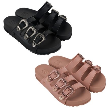 Chinelo Slide Feminino Zaxy Western - 19116 - Cores Diversas - Atacado