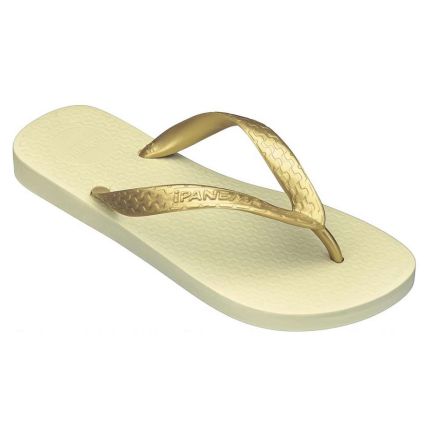 Chinelo Feminino Ipanema Classica -06466 - Bege/ Ouro Light - Atacado