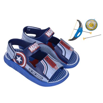 Sandália Infantil Avengers Alvo - 22952 - Azul/Vermelho/Branco - Atacado