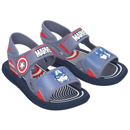 Sandália Infantil Marvel Brave - 22847 - Azul/Branco - Atacado