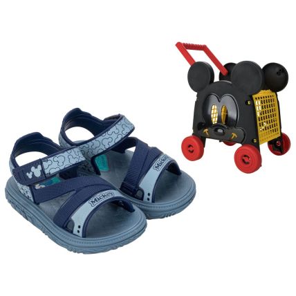 Dissandalia Baby Disney Car - 23079 - Azul/azul - Atacado