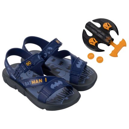 Sandalia Infantil Batman Lançador - 23111 - Cinza/azul - Atacado