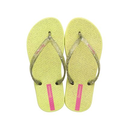 Chinelo Infantil Ipanema Glitter - 26622 - Amarelo/rosa/amarelo - Atacado