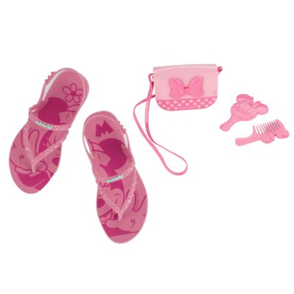 Sandália Infantil Disney Beauty Bag - 22943 - Rosa/Rosa - Atacado