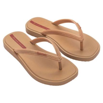Chinelo Feminino Ipanema Solar Mais - 26990 - Bege Glitter - Atacado