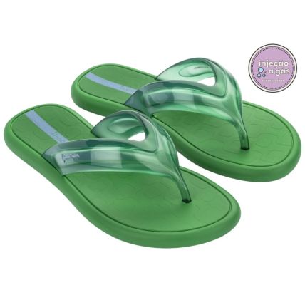 Chinelo Feminino Ipanema Puffer - 26916 - Verde/azul - Atacado
