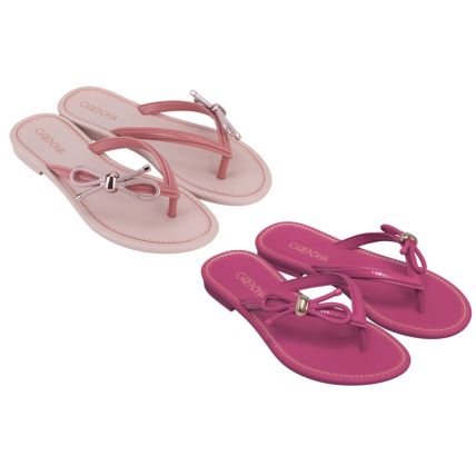 Rasteira Feminina Grendha Cacau Aura - 18685 - Cores Diversas - Atacado
