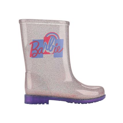 Galocha Infantil Barbie Raibow - 22920 - Azul/Rosa - Atacado