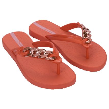 Chinelo Feminino Ipanema Metal Glam - 27352 - Laranja/rosa - Atacado