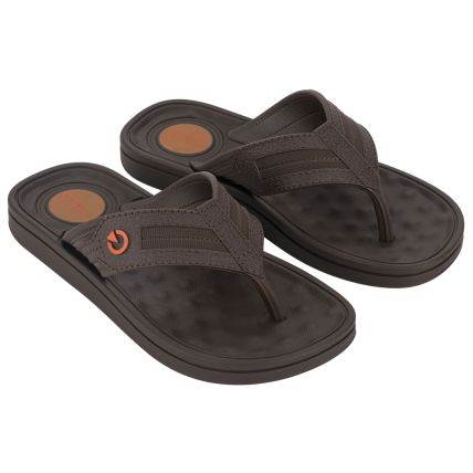 Chinelo Infantil Cartago Alabama - 11858 - Marrom/marrom/laranja - Atacado