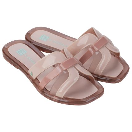 Chinelo Slide Feminino Zaxy Vizzela - 19052 - Nude Claro - Atacado