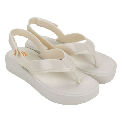Sandalia Feminina Zaxy Blink - 19191 - Off White Claro - Atacado