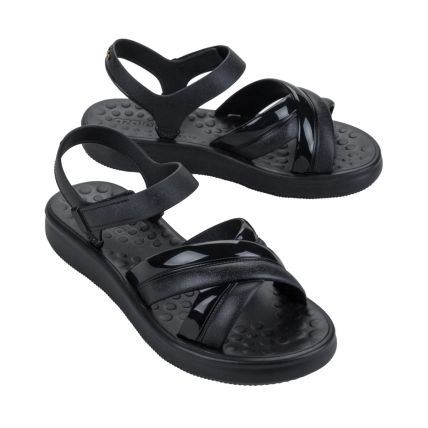 Sandalia Feminino Azaleia Rafa - 19181 - Preto - Atacado