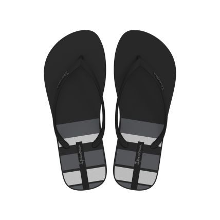 Chinelo Feminino Ipanema Day - 27321 - Preto/preto/cinza - Atacado
