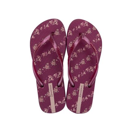 Chinelo Feminino Ipanema Oasis - 26571 - Rosa/vermelho Perolado - Atacado