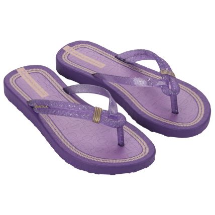 Chinelo Infantil Ipanema Diversa Mais - 27240 - Roxo/roxo Glitter - Atacado