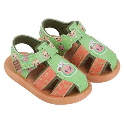 Sandália Baby Cocomelon Watermelon - 22893 - Laranja/Verde - Atacado