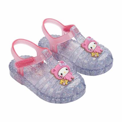 Sandalia Baby Hello Kitty Duo - 23479 - Vidro Glitter/rosa - Atacado