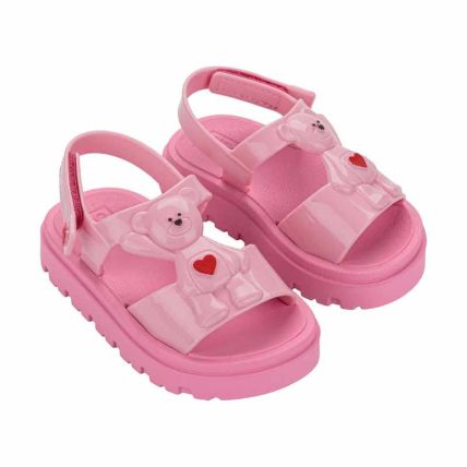 Sandalia Baby Zaxynina Friend - 19417 - Rosa Medio/rosa Sorvete - Atacado