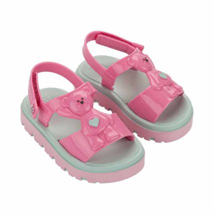 Sandalia Baby Zaxynina Friend - 19417 - Rosa Sorvete/verde - Atacado